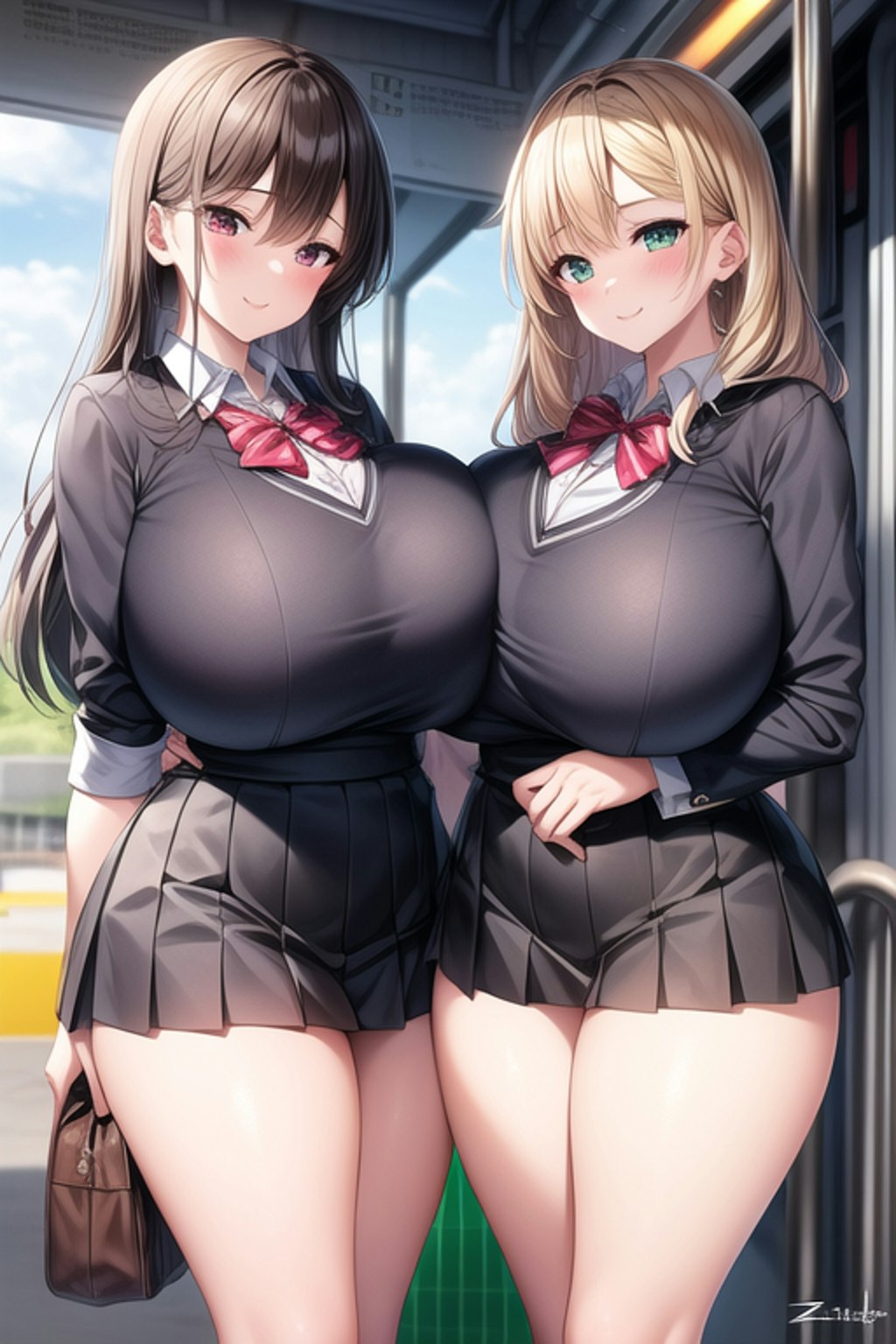 爆乳シリーズ@電車5