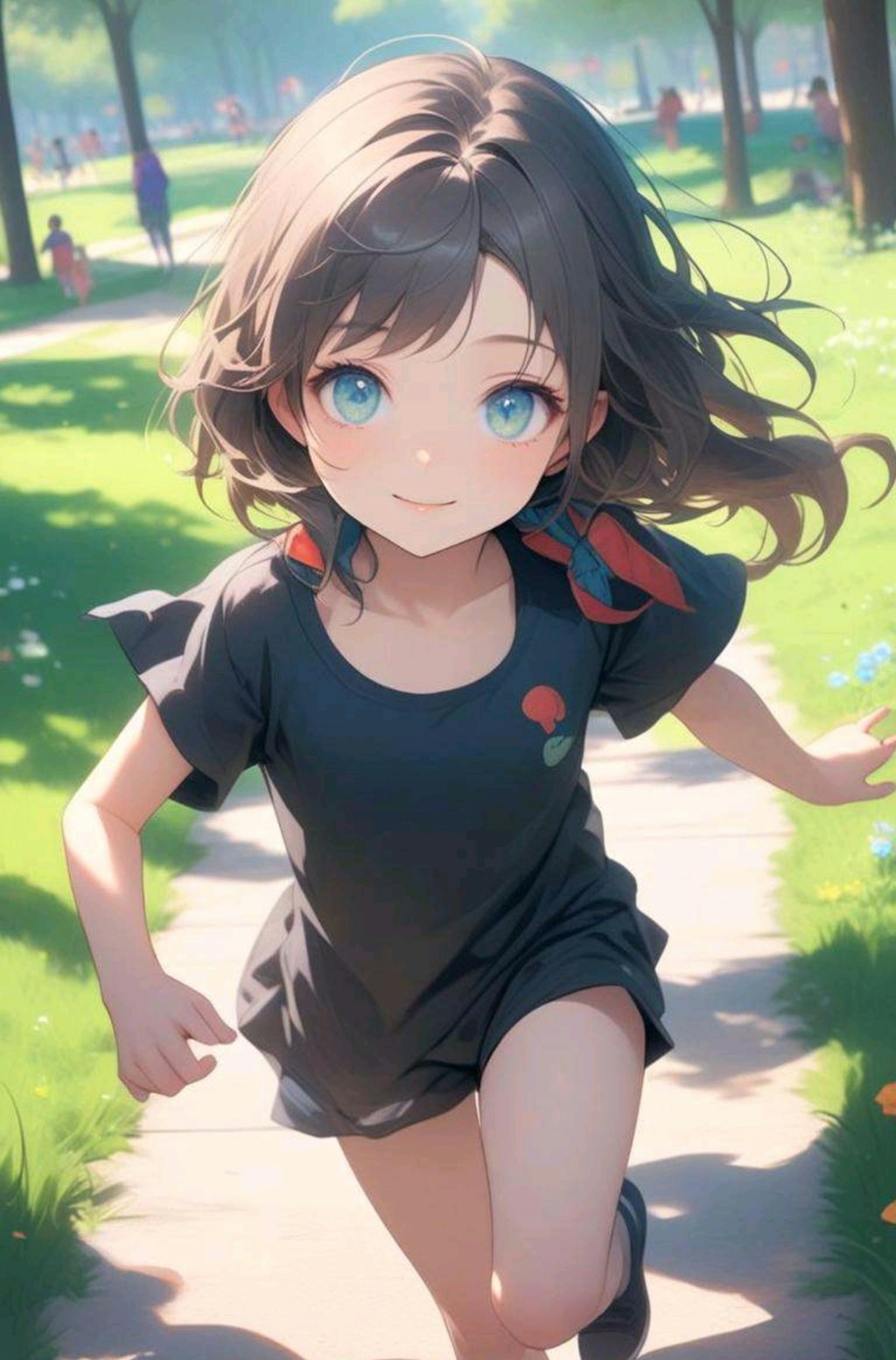 生足魅惑の小さな女の子