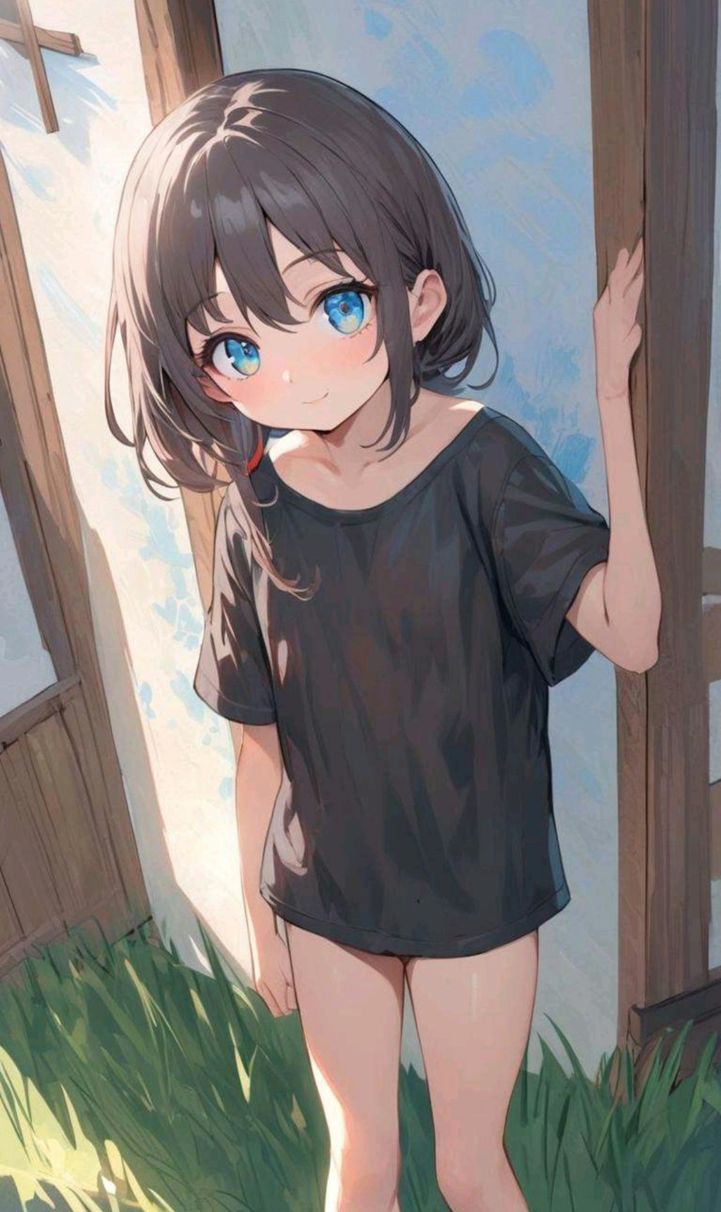 生足魅惑の小さな女の子