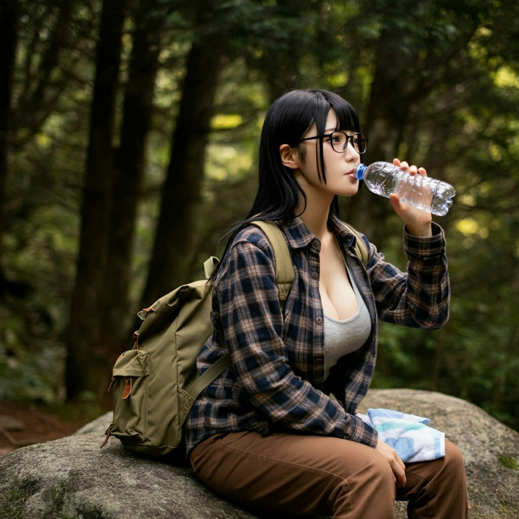 地味っ子 山ガール