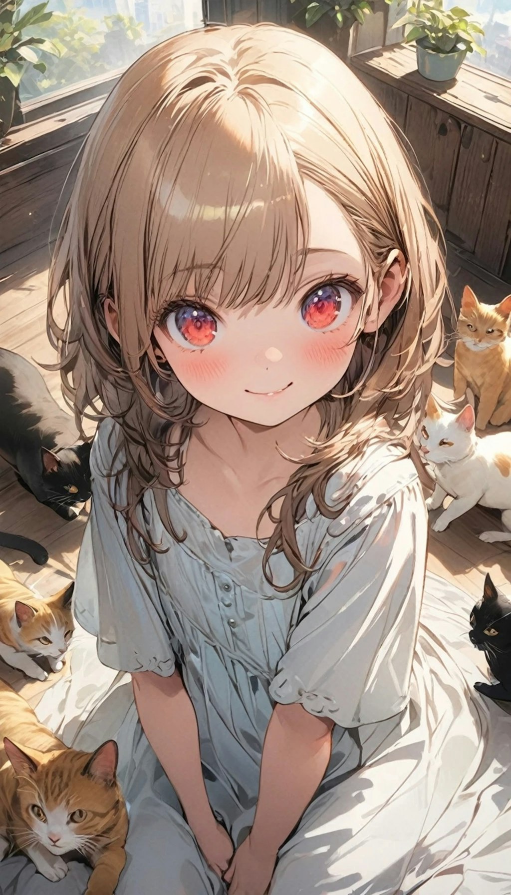 猫と女の子 pt5 cats and girl pt5