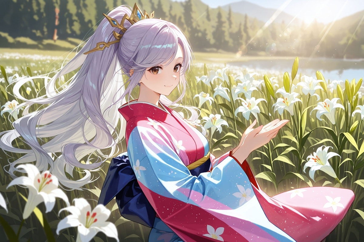 ビカクシダ☆イザナミ☆Izanami☆伊弉冉☆OC 異世界の女神さま（イザナミさん） | ちちぷいAIイラスト