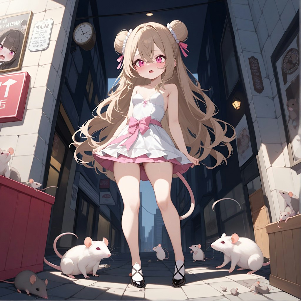 【🐀閲覧注意🐀】City Baby Attacked By Rats🐭