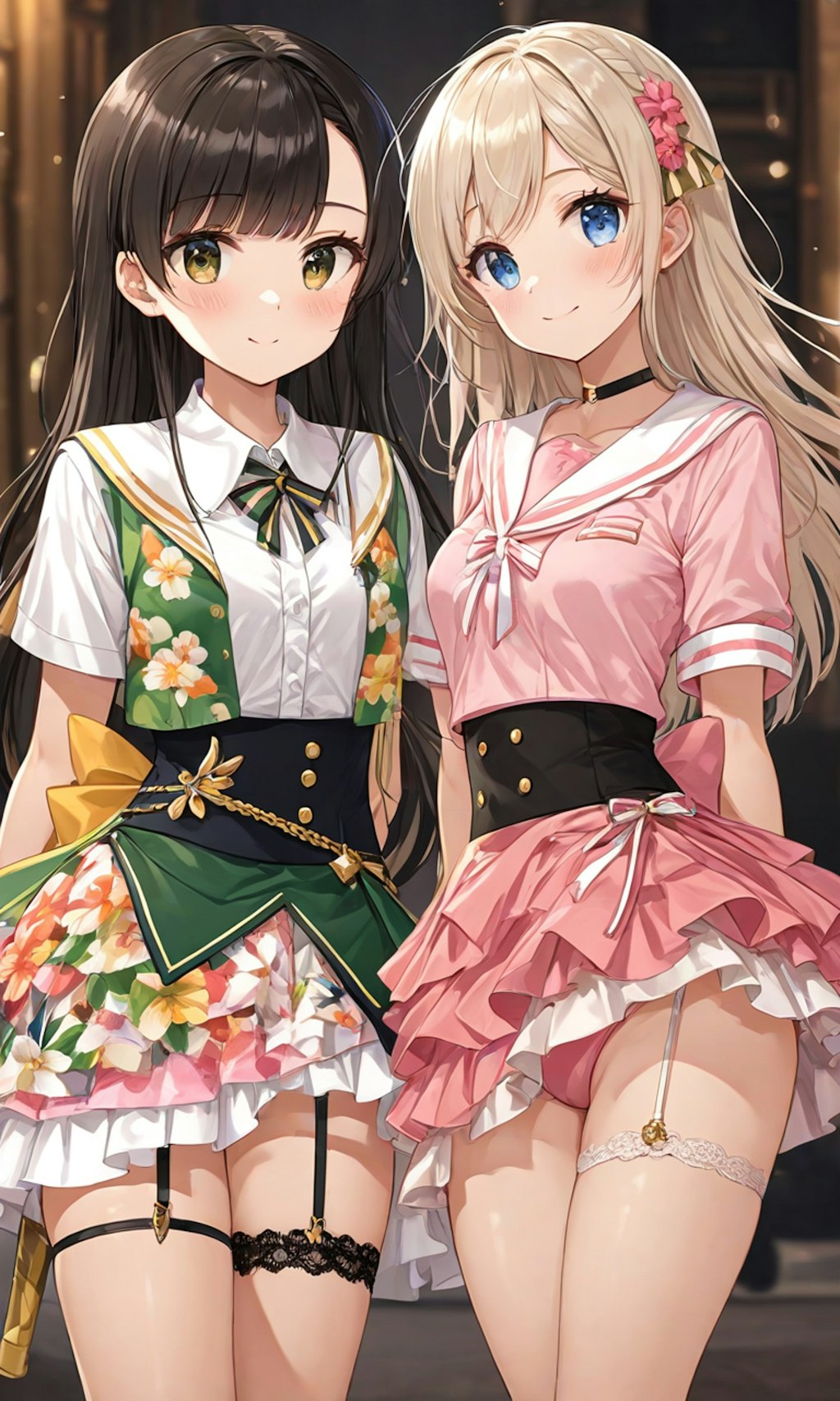 パンチラとセーラー服と女子高校生と