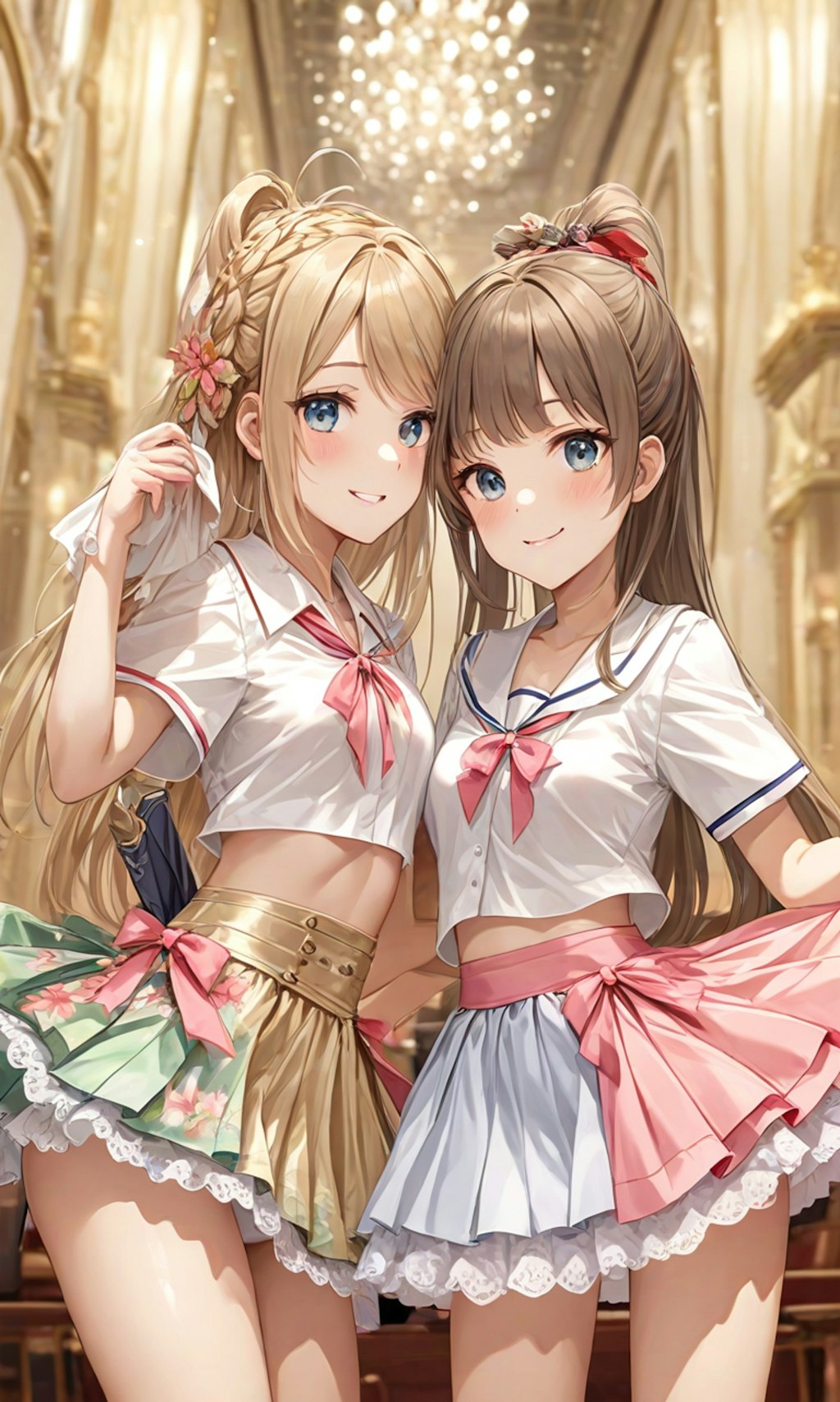 パンチラとセーラー服と女子高校生と