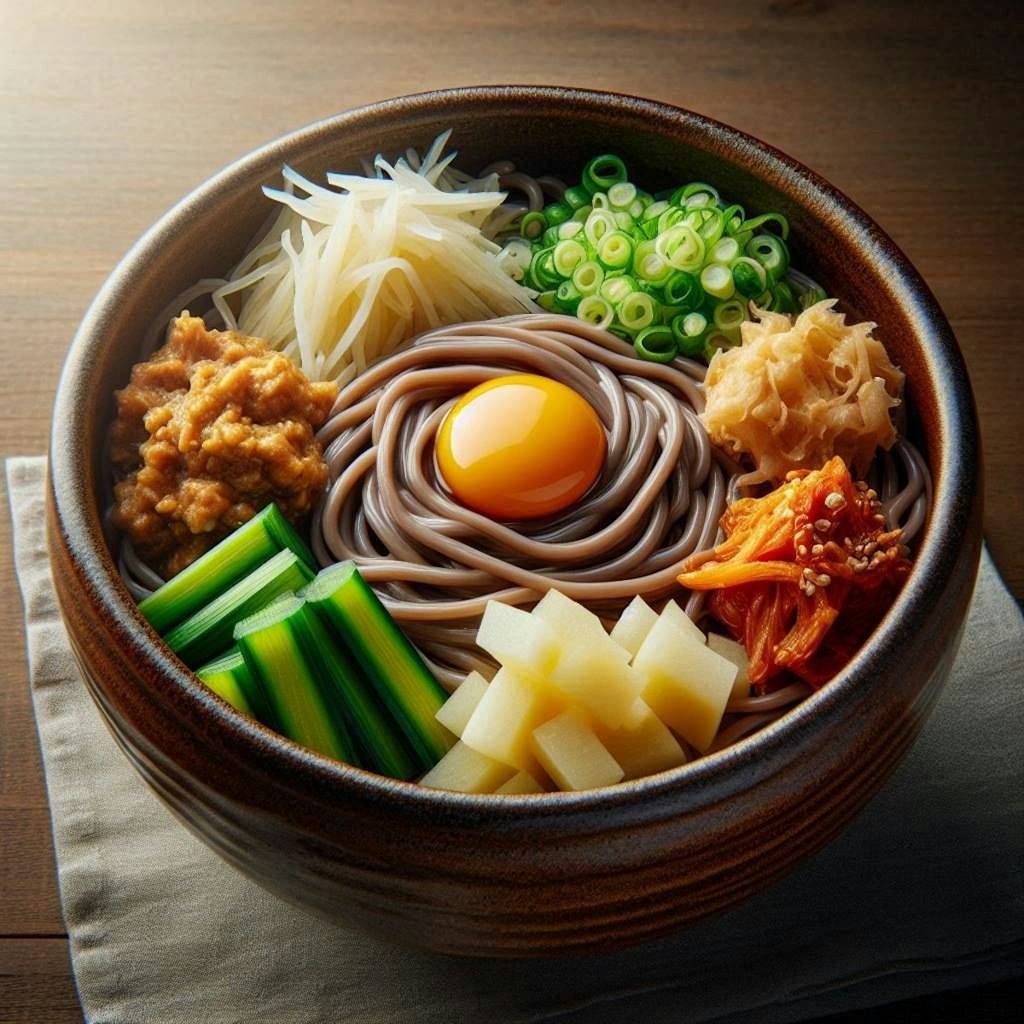 冷やしネバトロ蕎麦