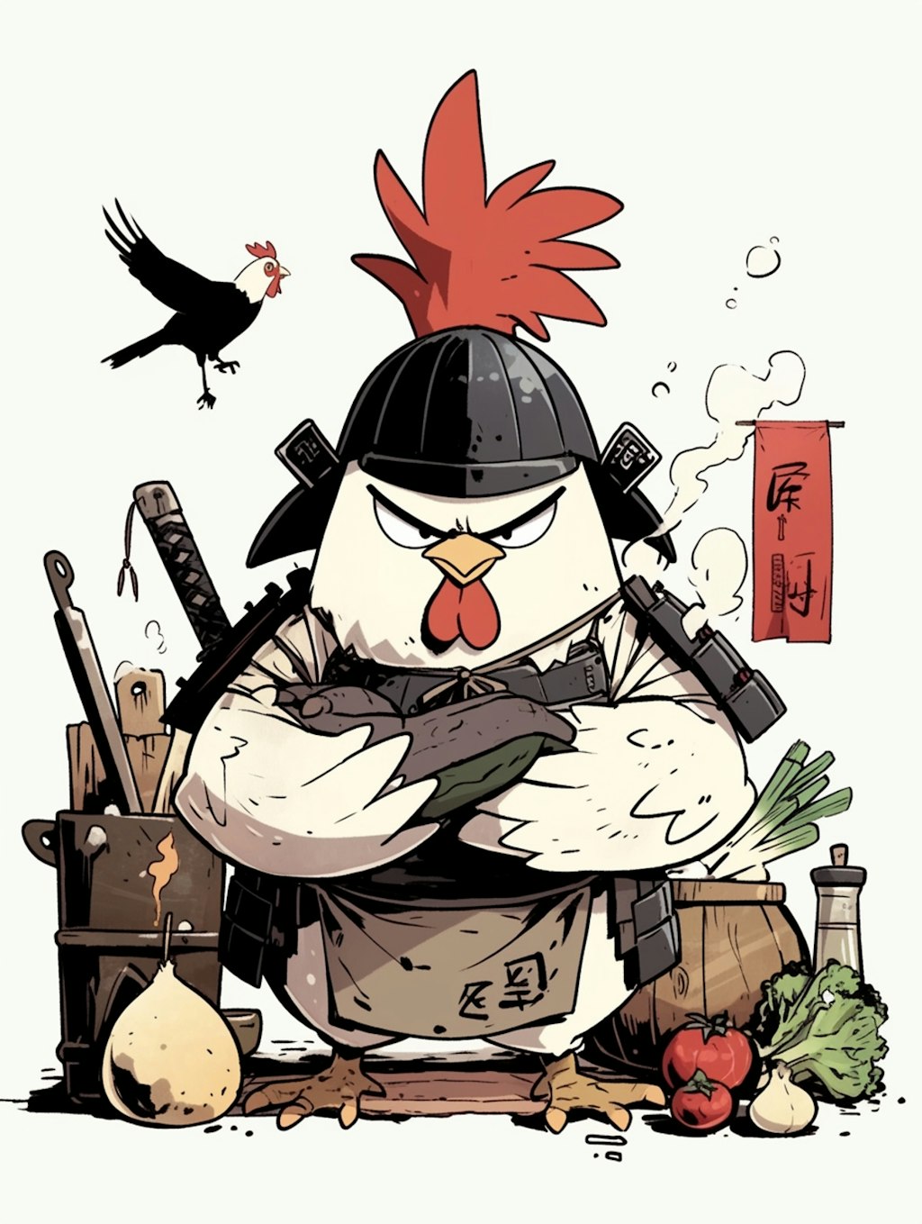 鶏武士の秘伝レシピ/“Samurai Chicken’s Secret Recipe”