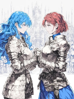 赤騎士と青騎士の娘