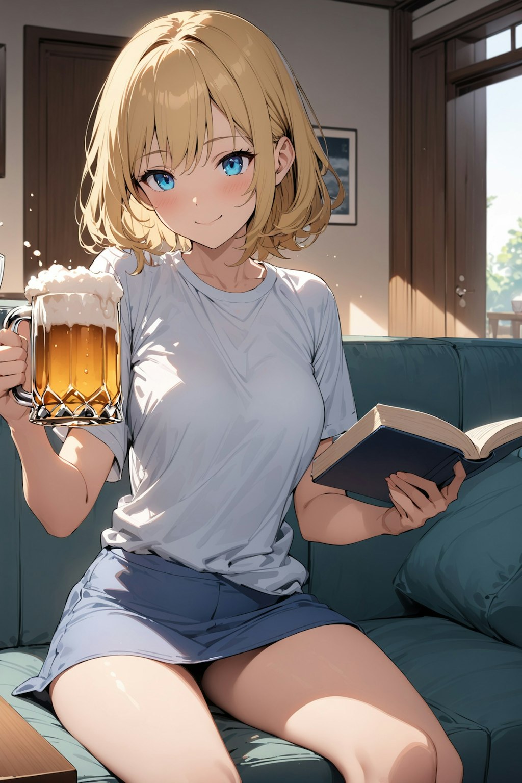 秋の夜長の読書とお酒