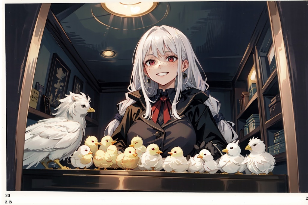 はえとひよこ