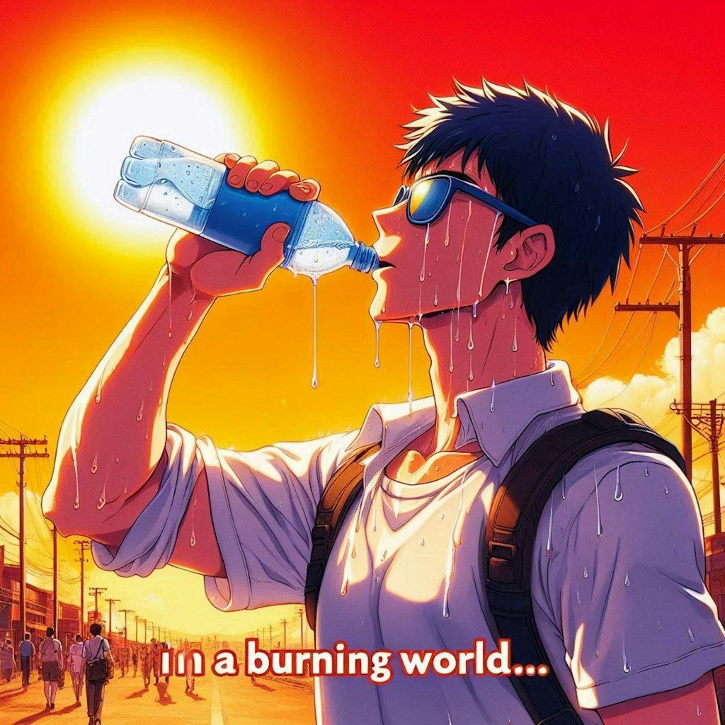[曲付き]水がぶ飲み