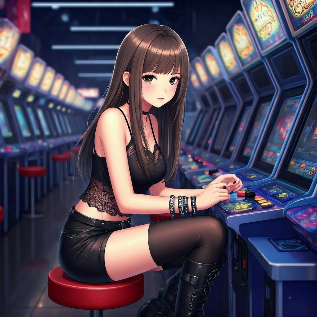 ピクセルちゃんとゲーセン