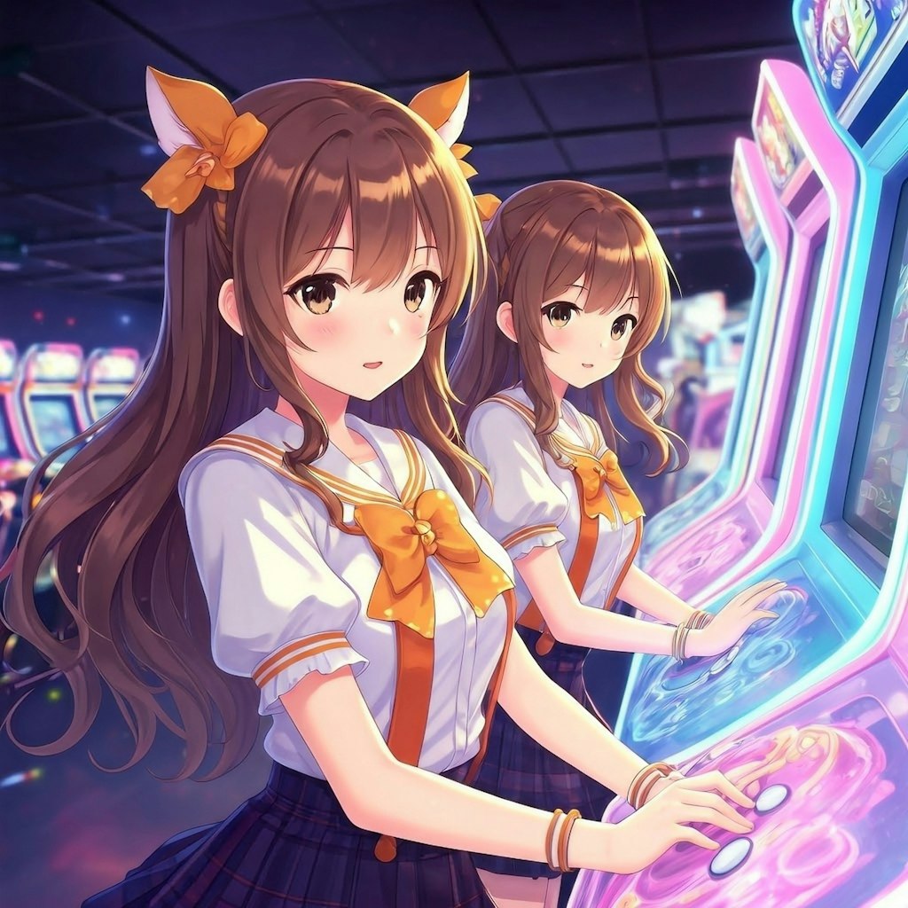 ピクセルちゃんとゲーセン