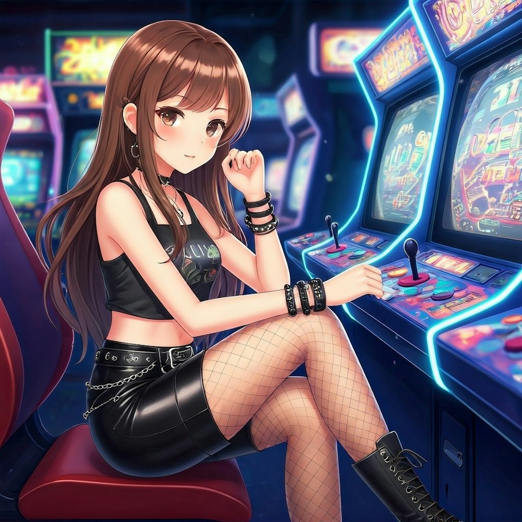 ピクセルちゃんとゲーセン