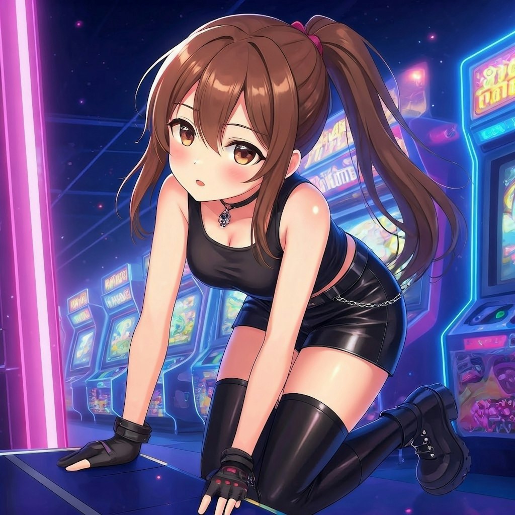 ピクセルちゃんとゲーセン