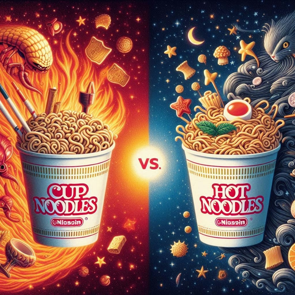 カップ麺の戦い？