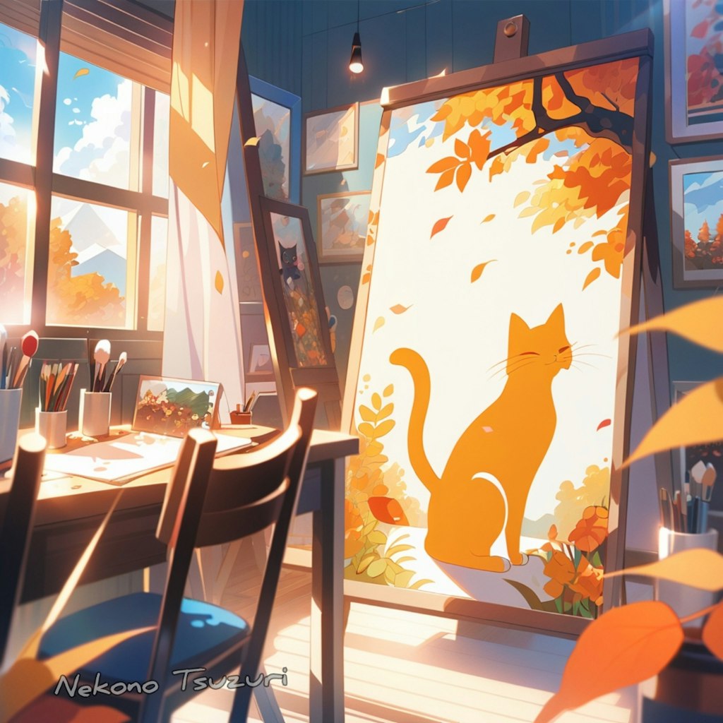 Autumn Thinking Artwork