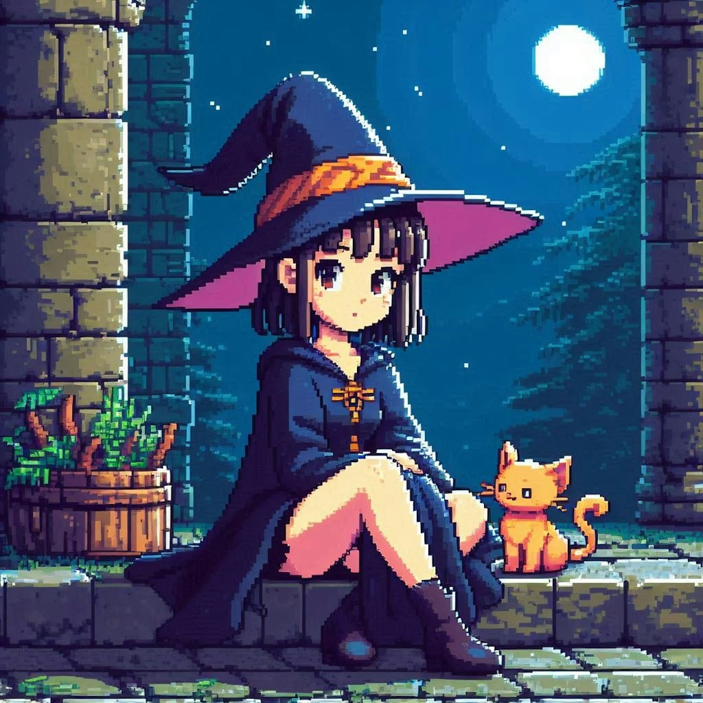 ２魔女宅ドット絵シリーズ