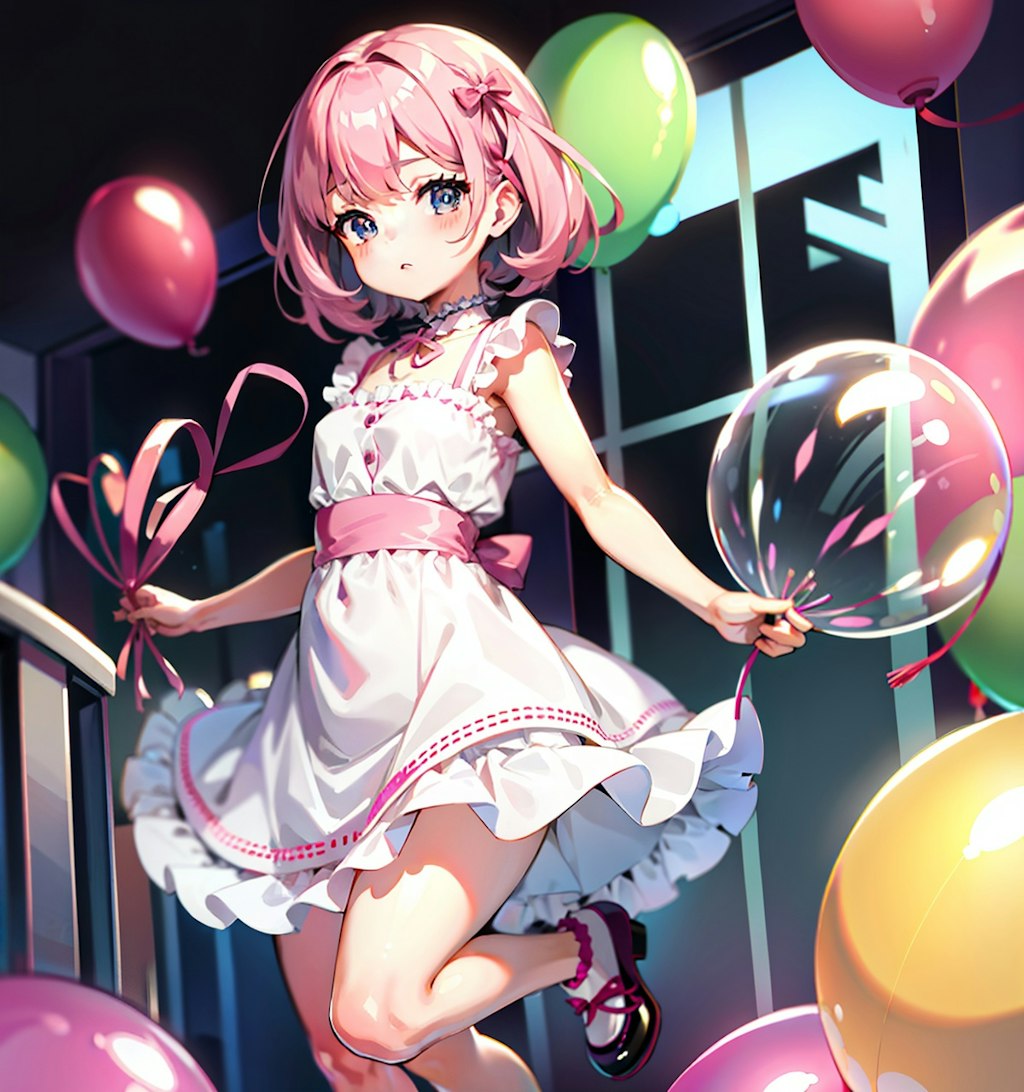 イラスト balloon party, ＃２