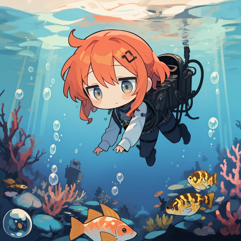 chibi the diver