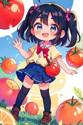 メルヘンなトマトとうちの子♥（12枚）