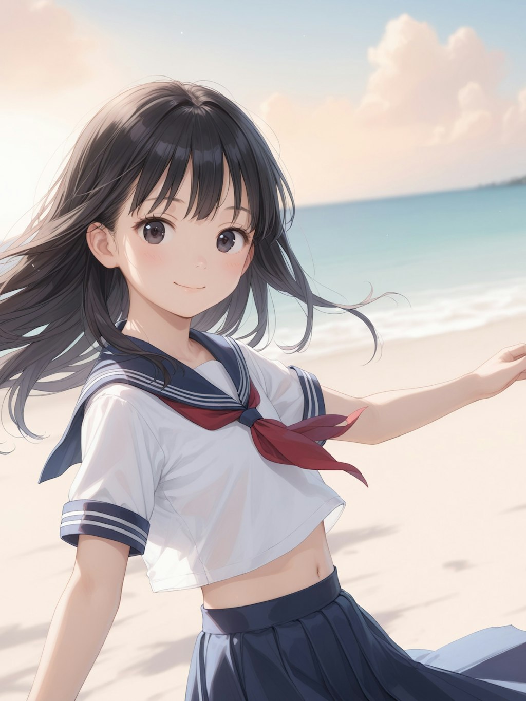 黒髪少女