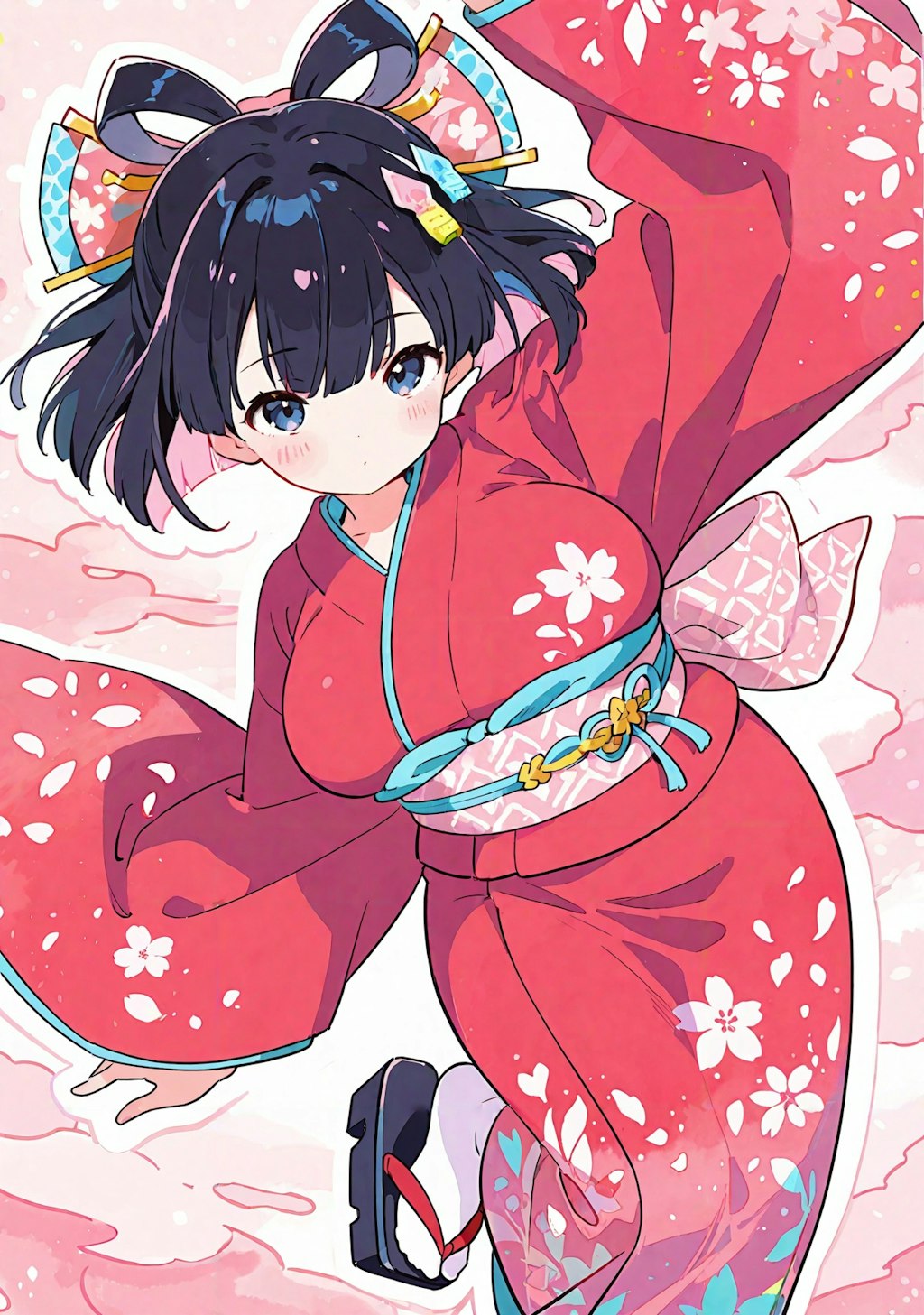 着物で無自覚幼なじみ