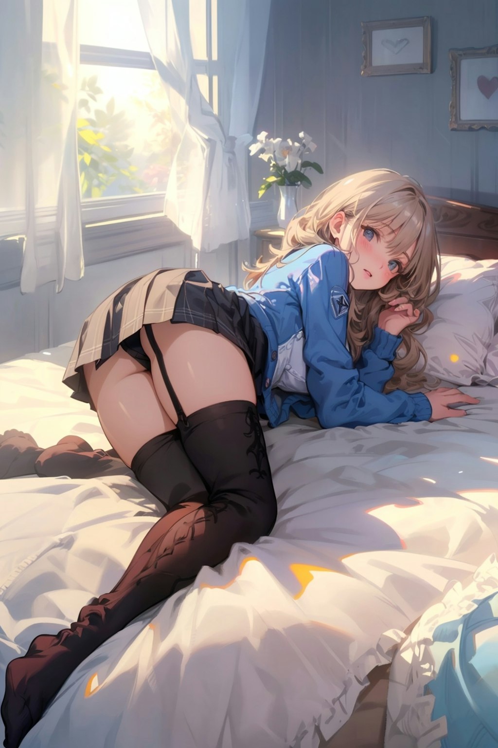 横たわる少女