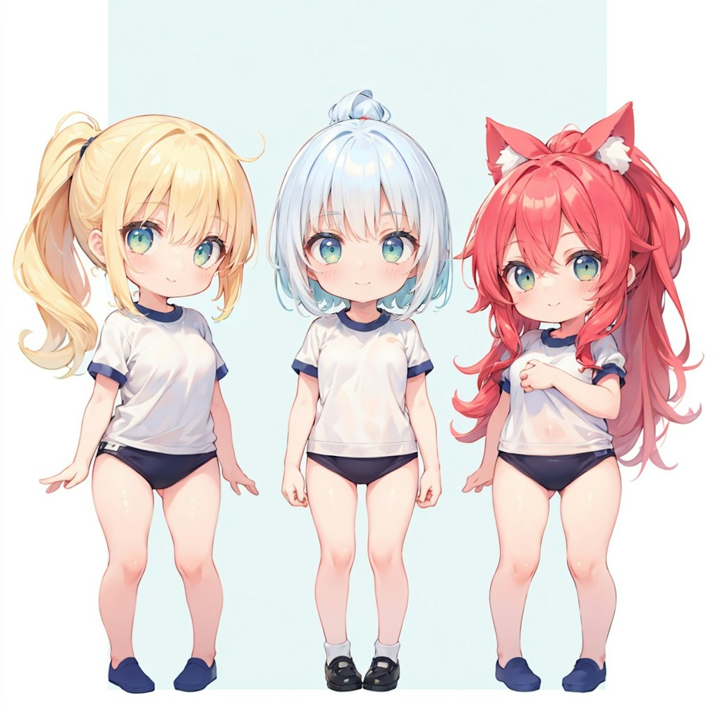 体操服ブルマ×3人組２