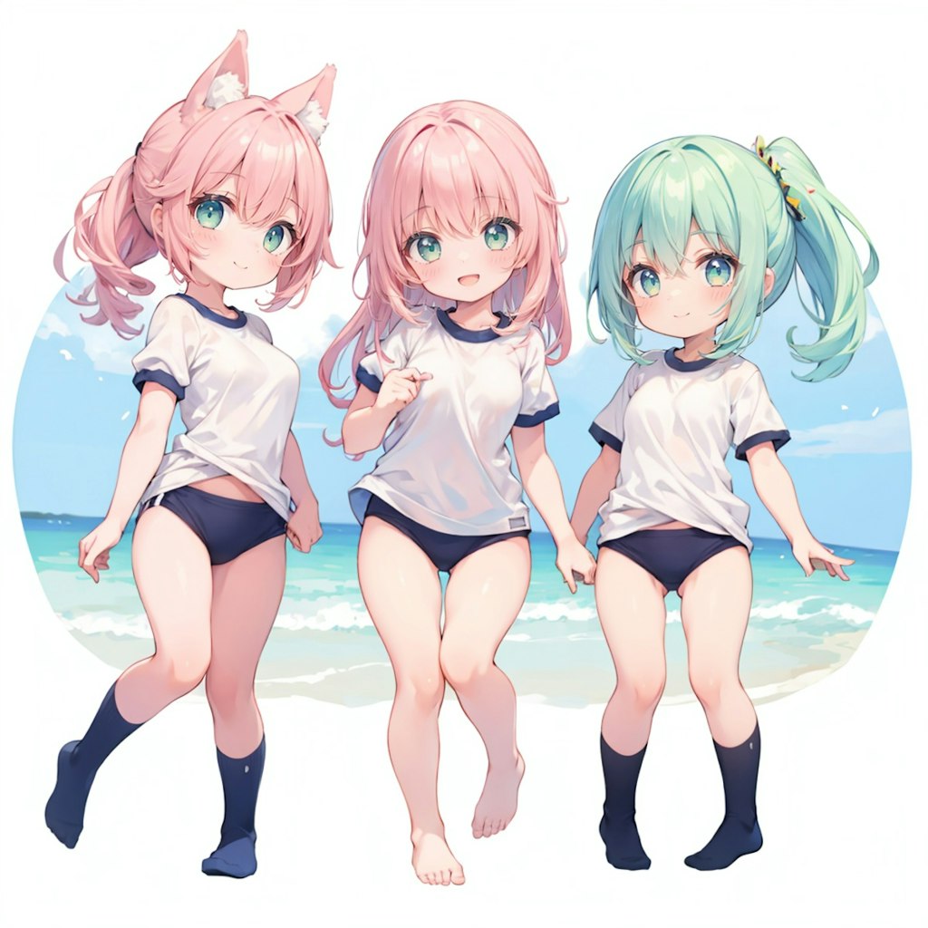 体操服ブルマ×3人組２