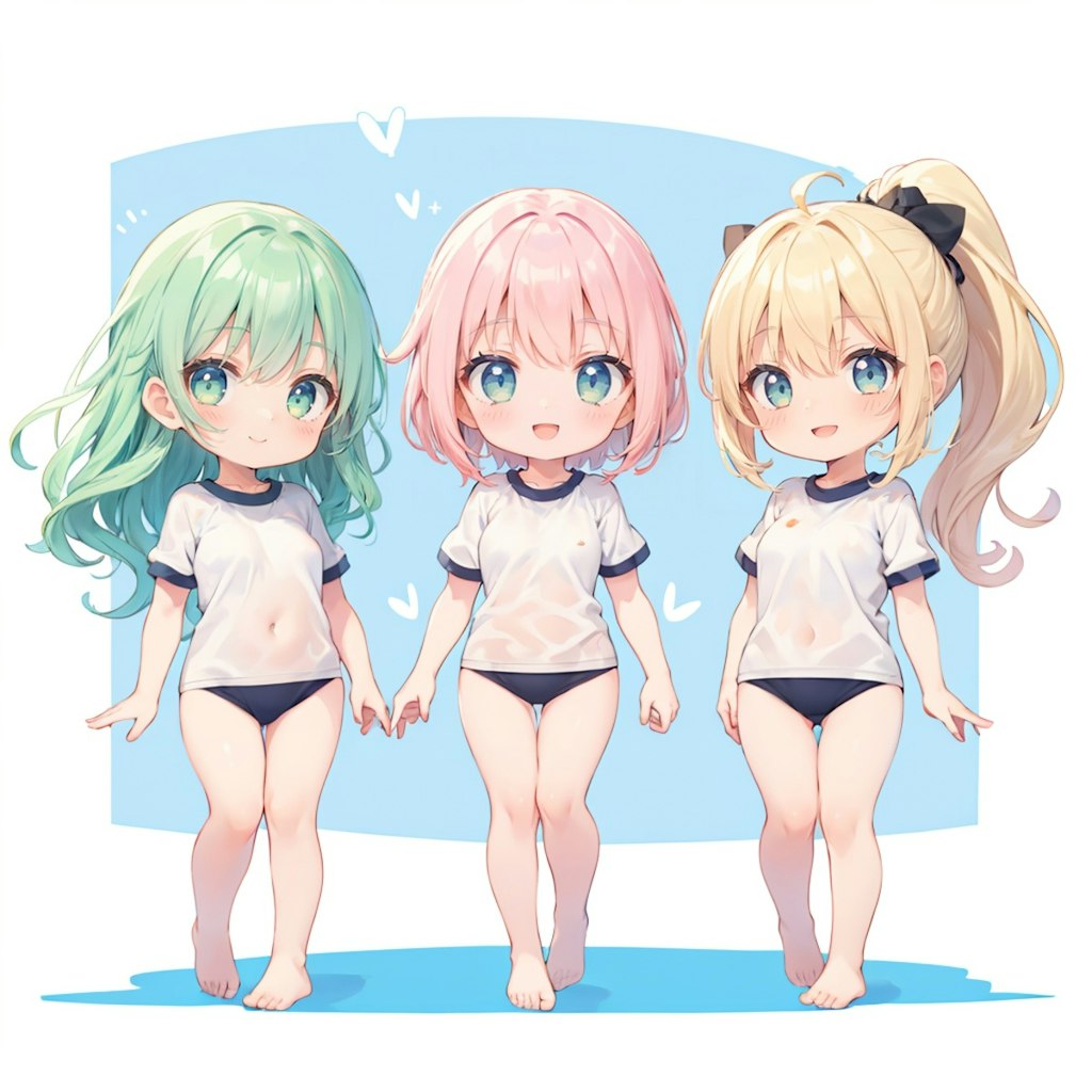 体操服ブルマ×3人組２