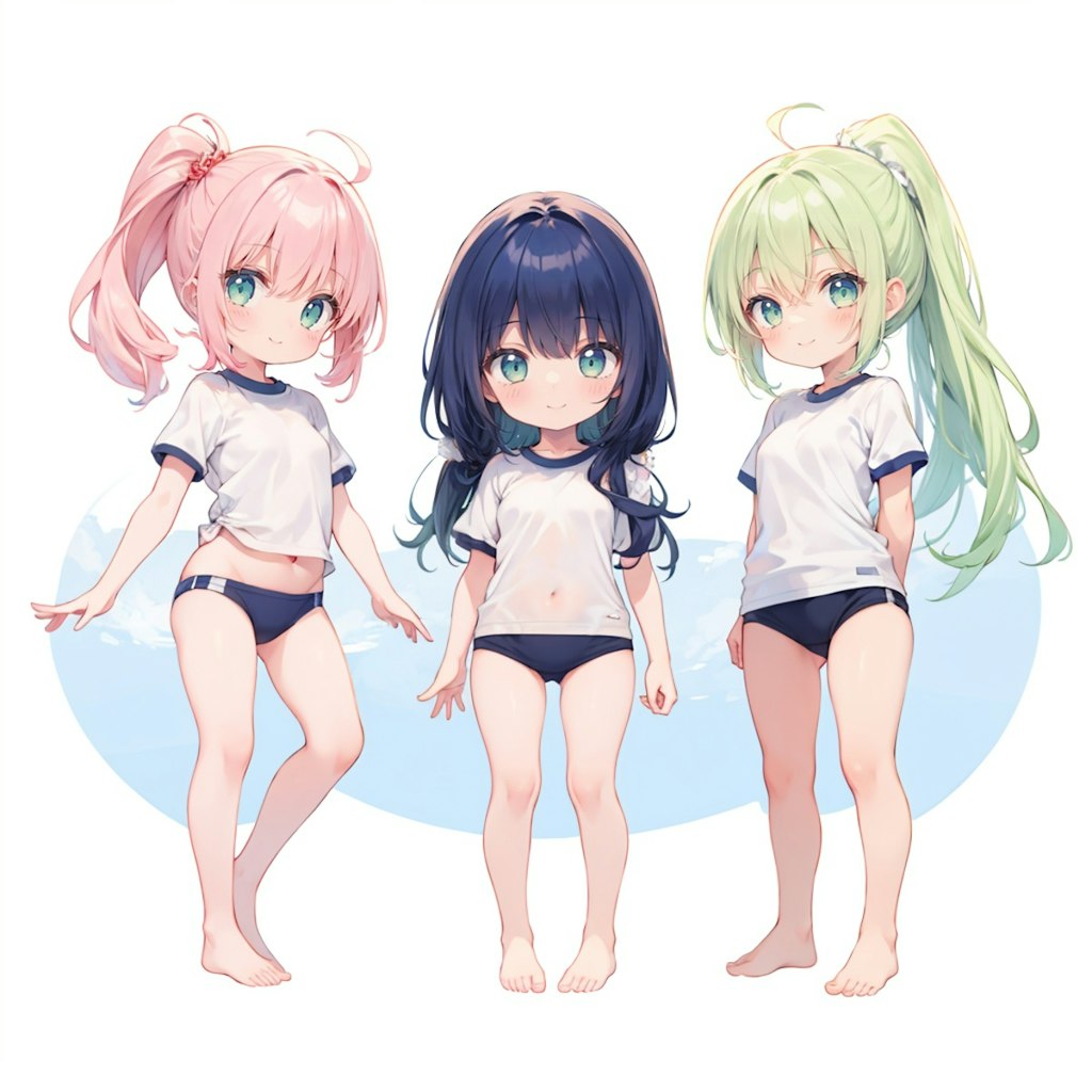 体操服ブルマ×3人組２