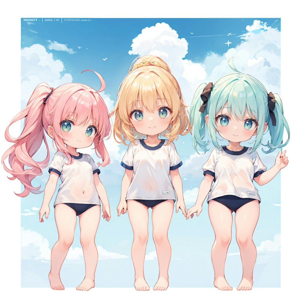 体操服ブルマ×3人組２