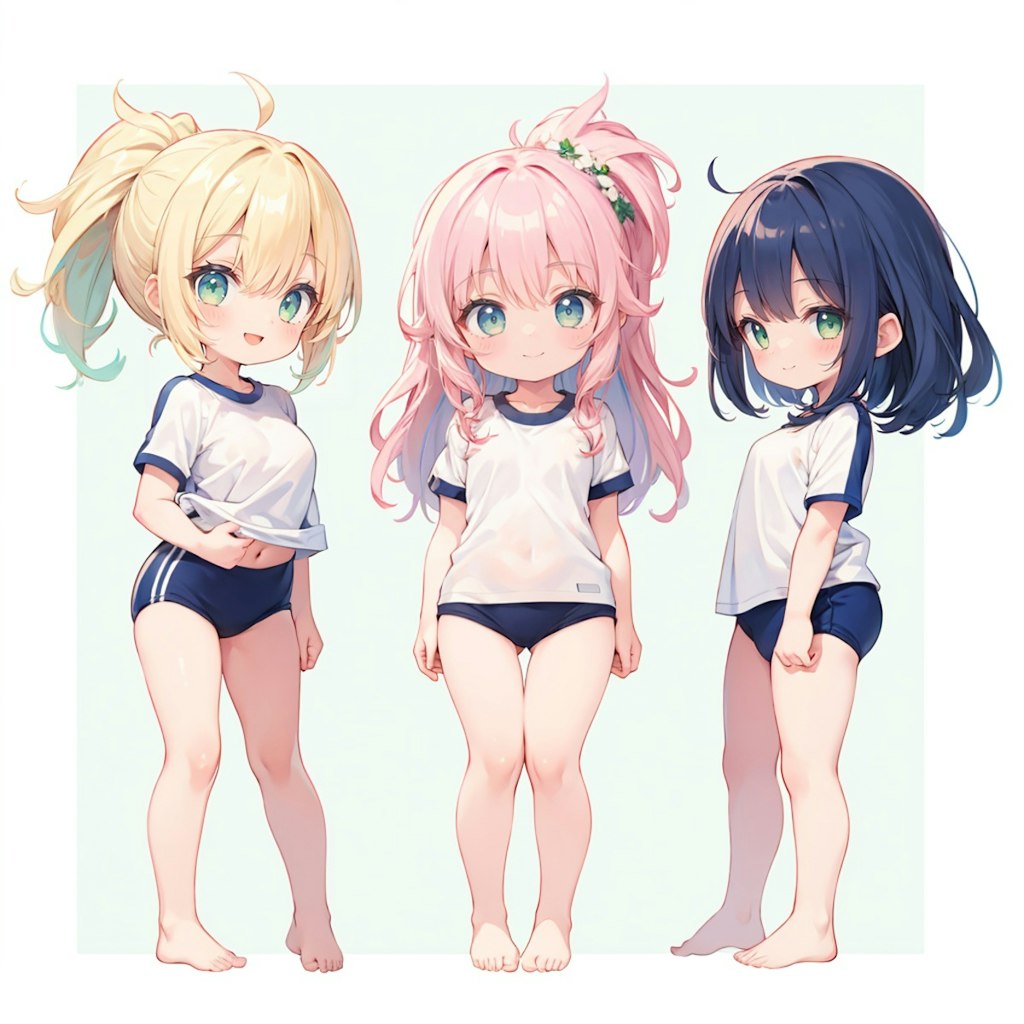 体操服ブルマ×3人組２