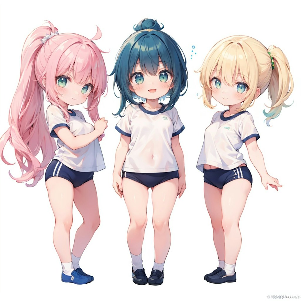 体操服ブルマ×3人組２