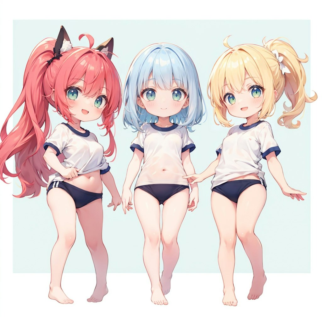 体操服ブルマ×3人組２