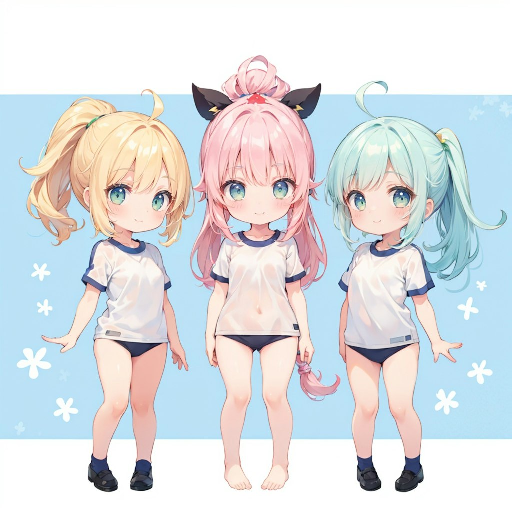 体操服ブルマ×3人組２