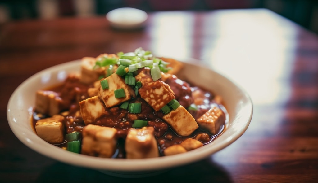 中華料理屋「ちちぷい」激辛麻婆豆腐　850円(税込み)