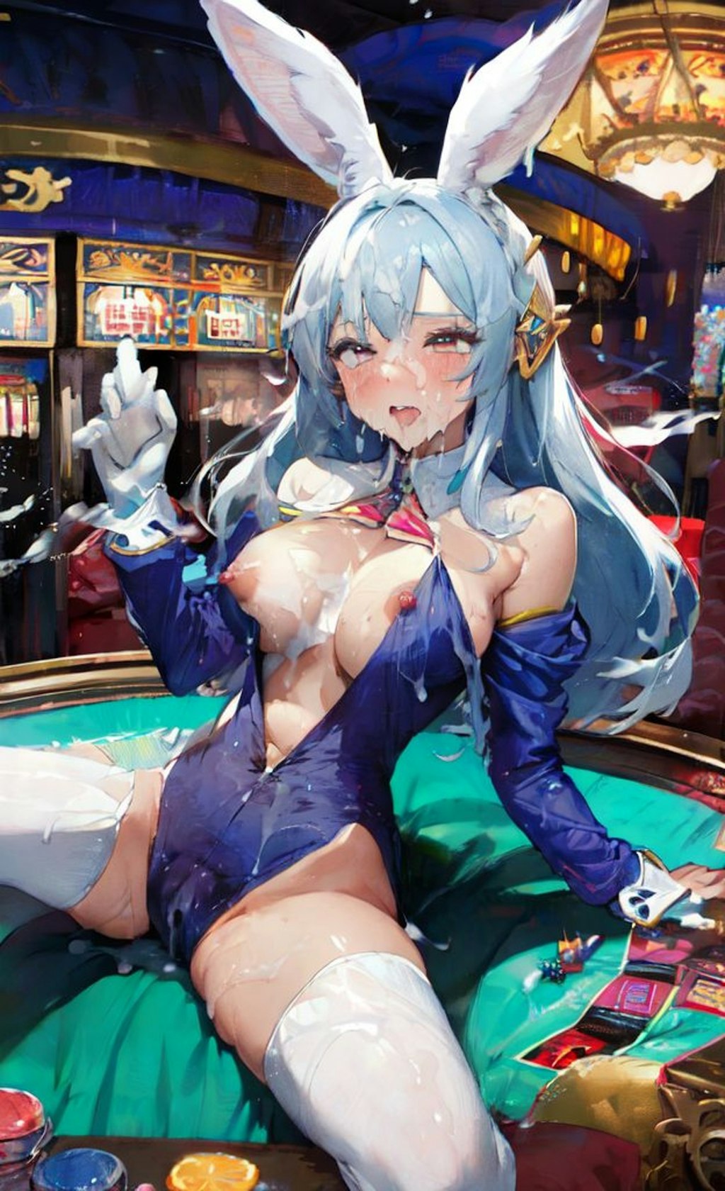 [12枚] Casino Tata8 Store No.4's bunny girls 夜の部（Casino Tata8の4-2）