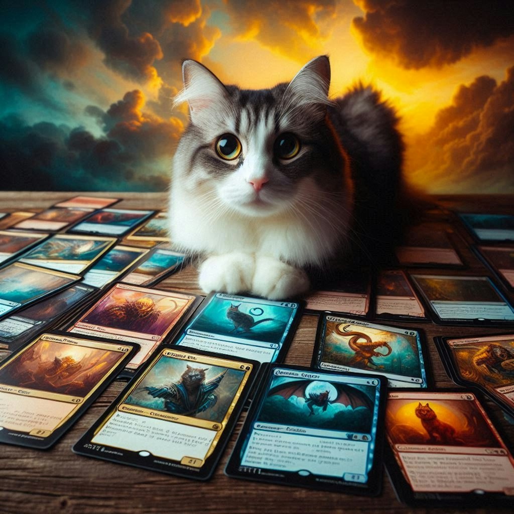 MTGで天下を取る猫