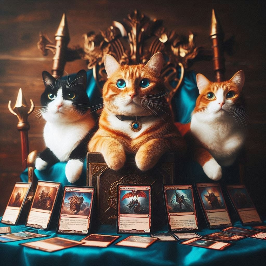 MTGで天下を取る猫