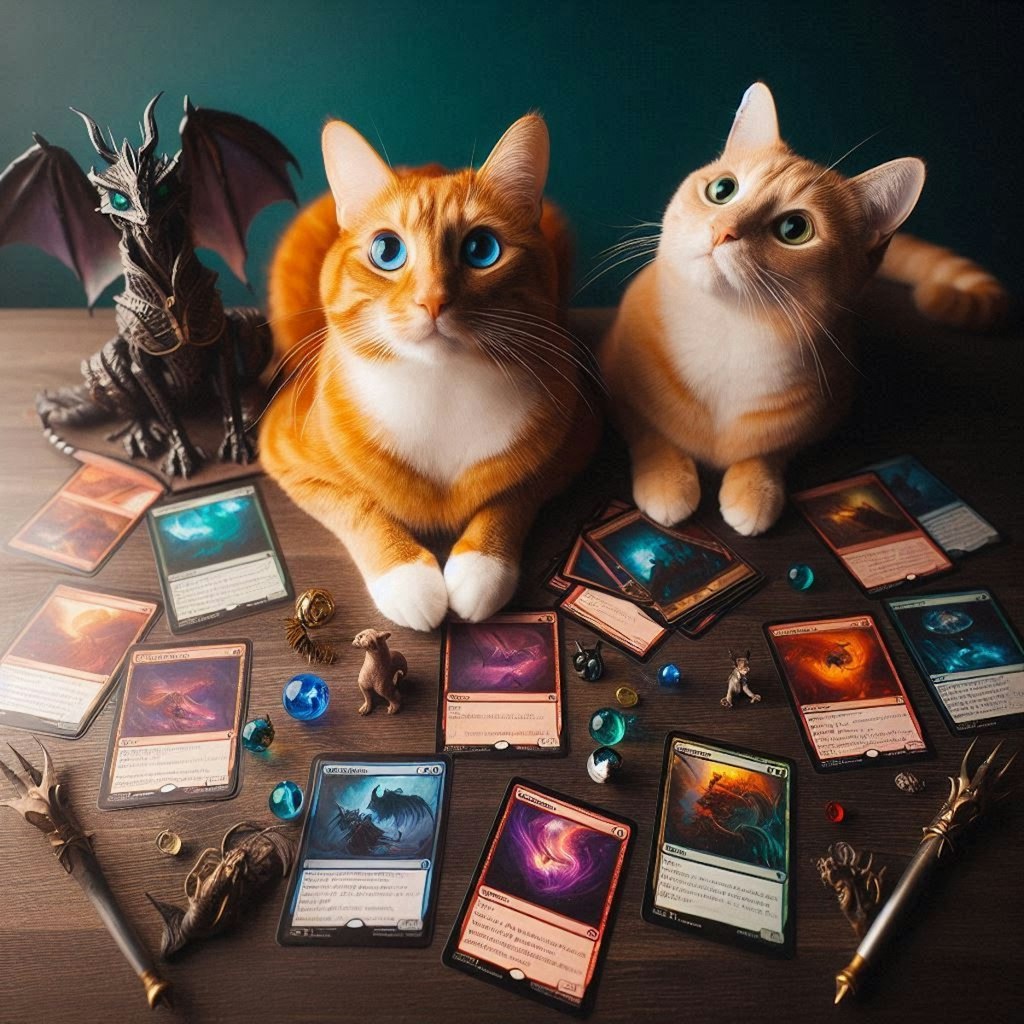 MTGで天下を取る猫