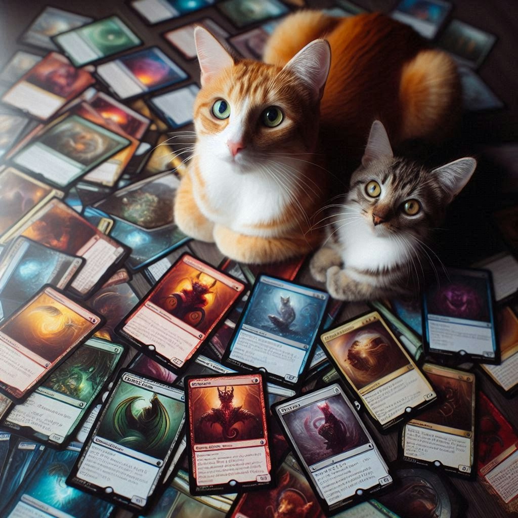 MTGで天下を取る猫