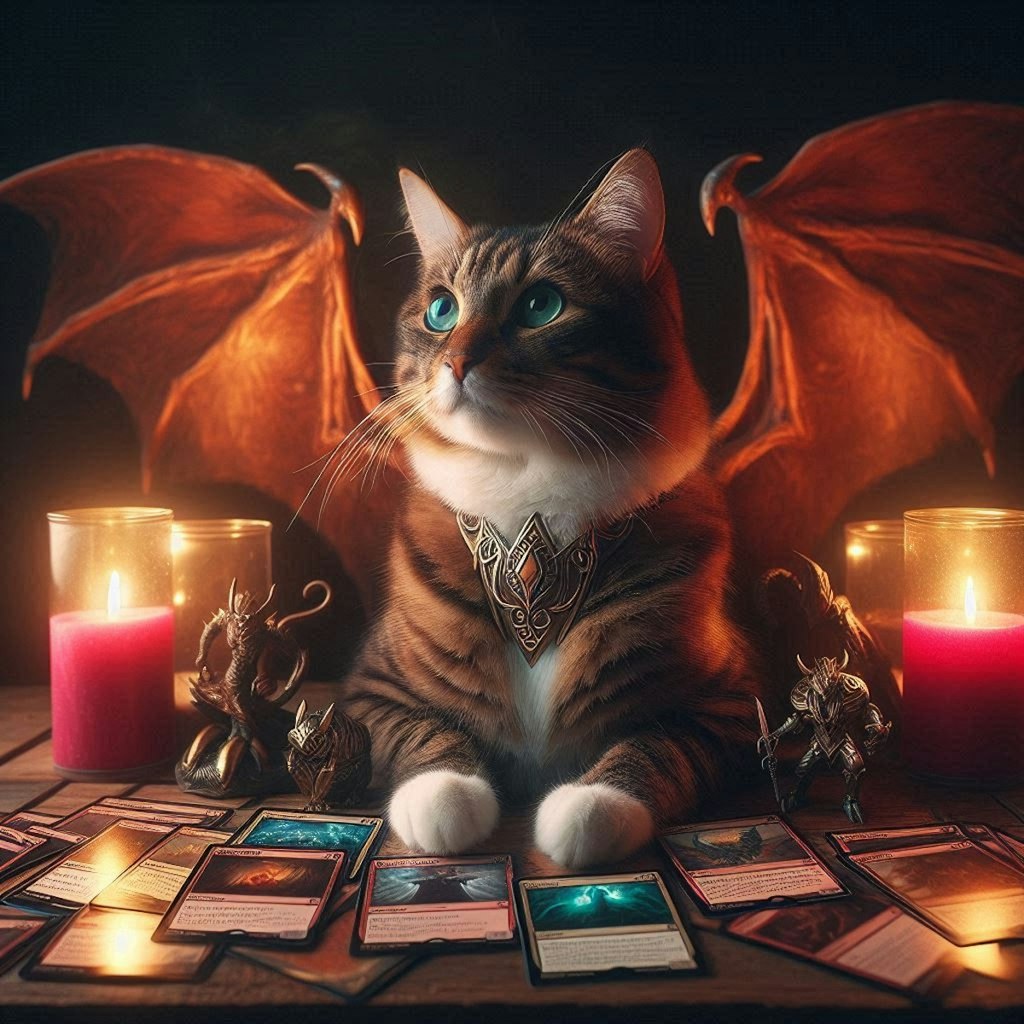 MTGで天下を取る猫