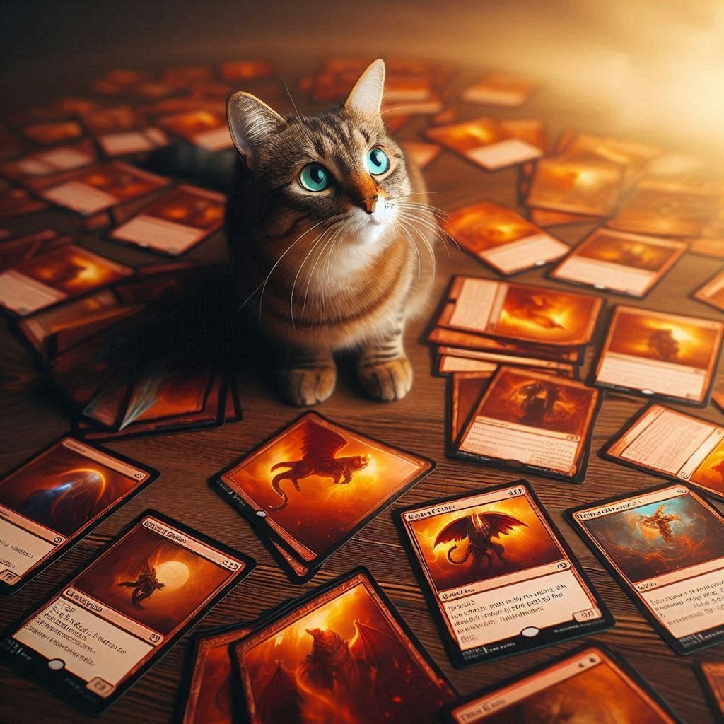 MTGで天下を取る猫