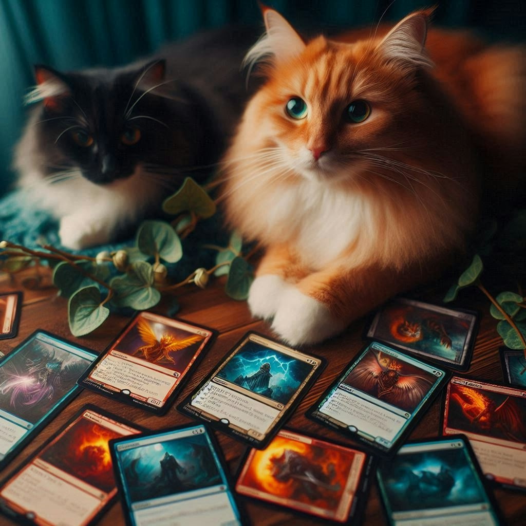 MTGで天下を取る猫