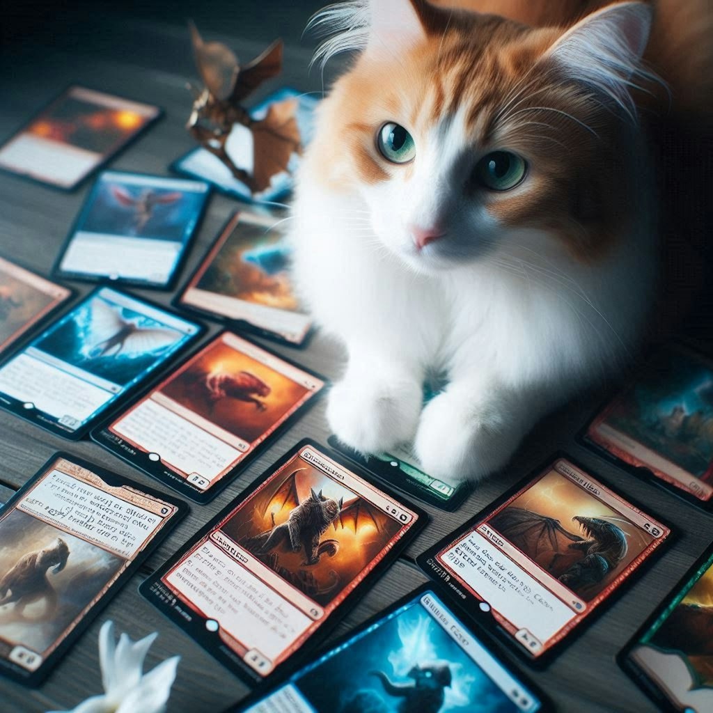 MTGで天下を取る猫