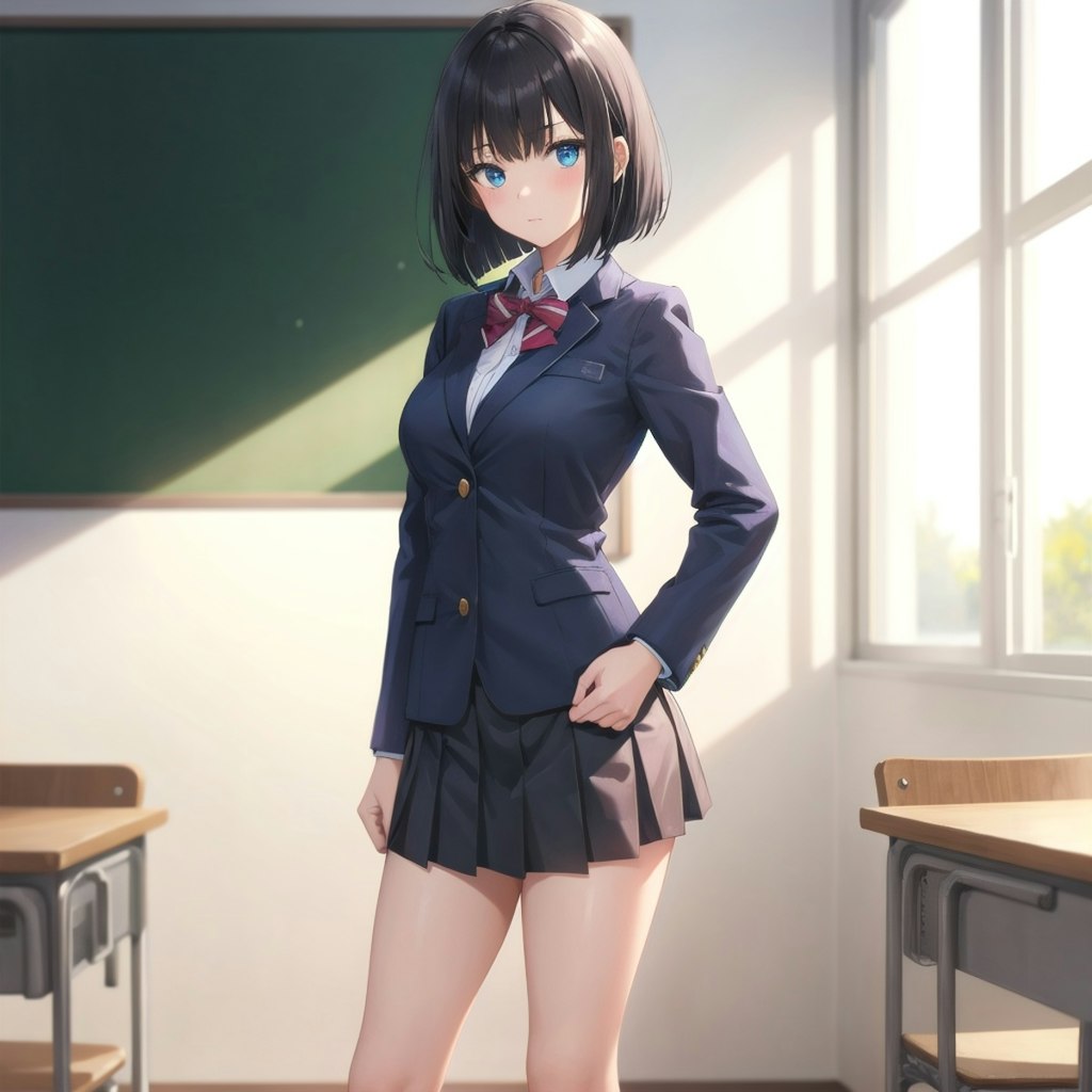きっちりタイプの女子