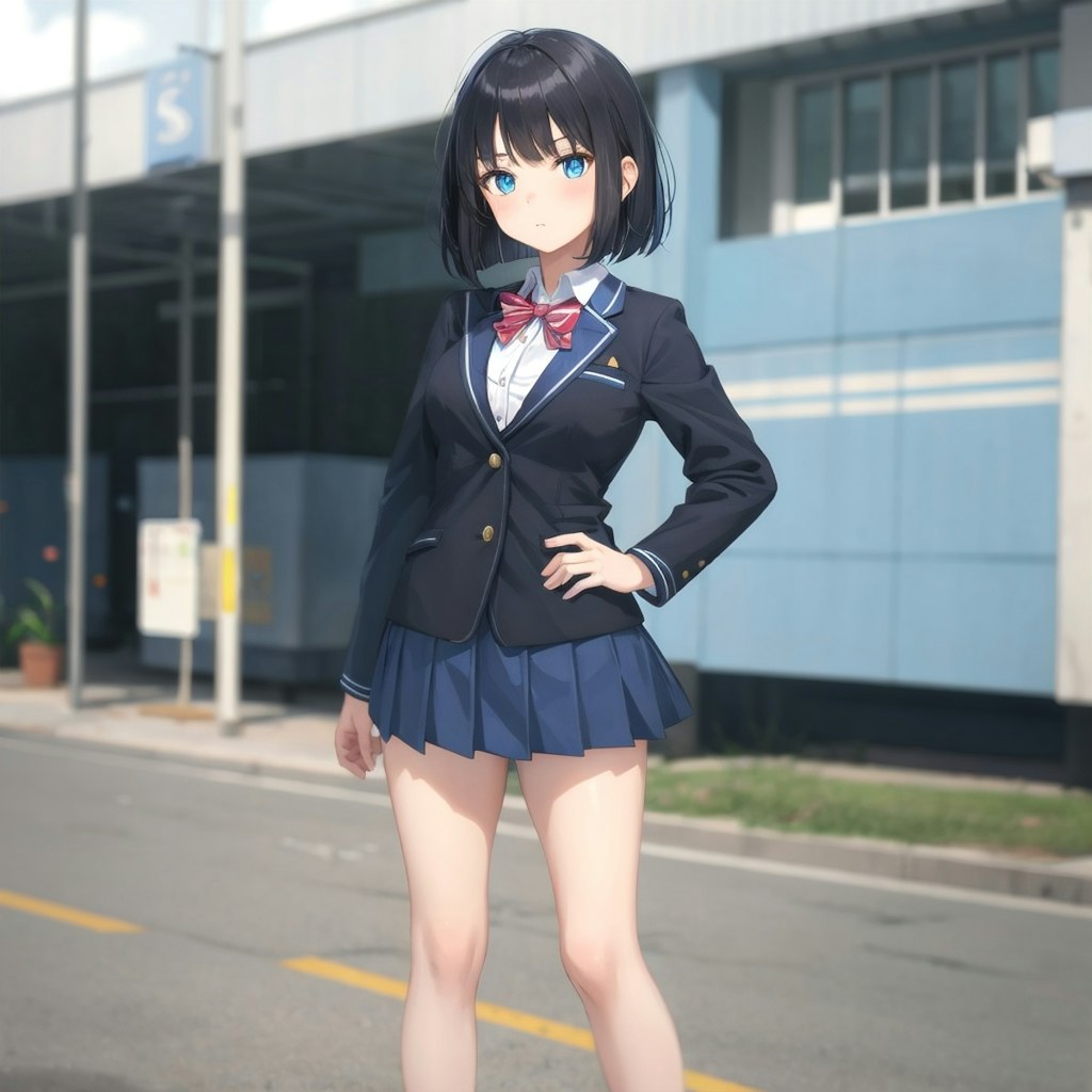 きっちりタイプの女子