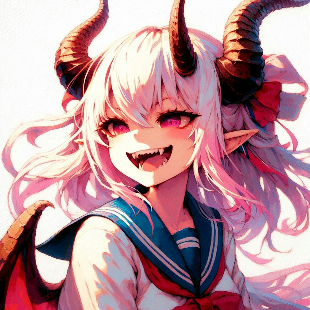 悪魔の笑顔